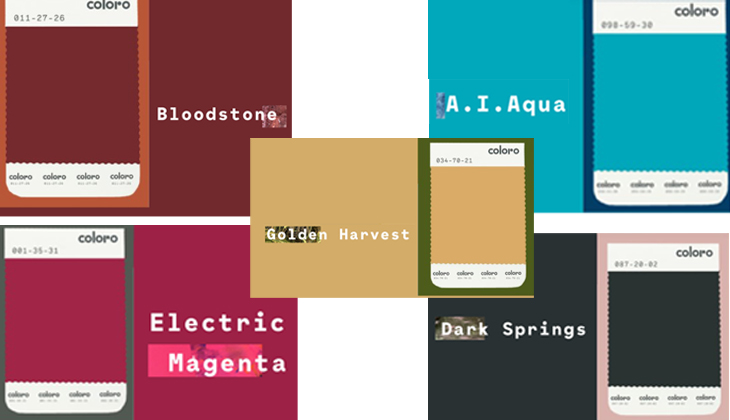 Design de cores em roupas esportivas